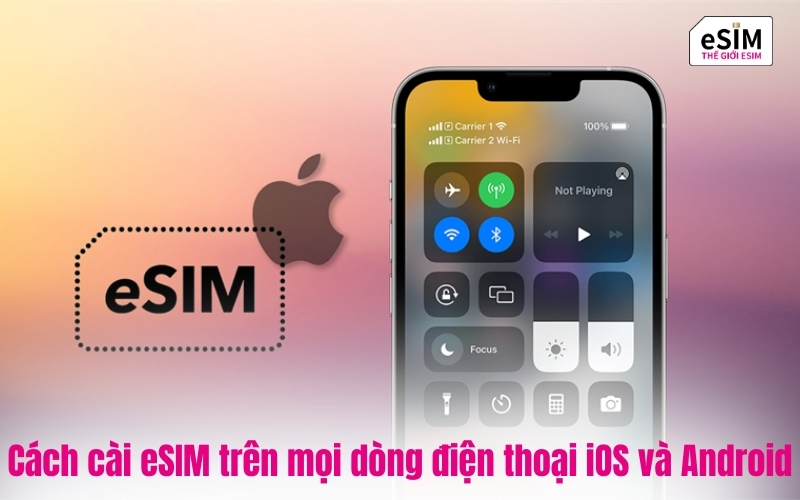 Cách cài eSIM trên mọi dòng điện thoại iOS và Android